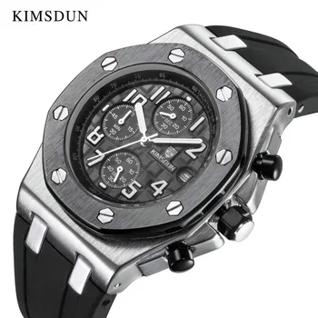

KIMSDUN Watch Men Brand Automatic Mechanical Watch Black Men's Wrist Wristwatch Rolexable Sport Male Clock Men Relogio Masculino