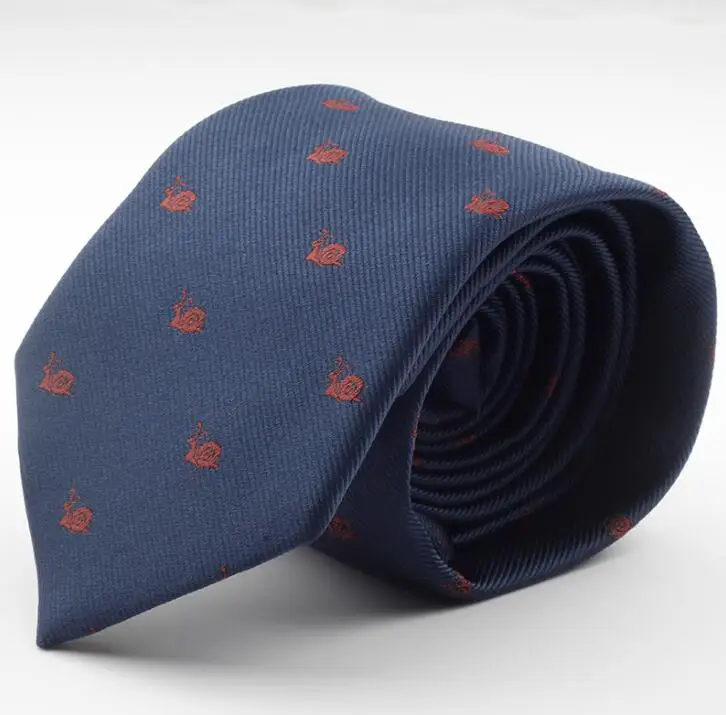 GUSLESON Дизайн брендовые мужские шелковые галстуки жаккардовый переплетенный галстук в горошек 7 см corbatas Gravata Классический Модный деловой галстук для мужчин - Цвет: 06