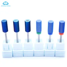 Керамические твердосплавные электрические сверла для ногтей Маникюрный педикюр инструмент для ногтей гель полировка лак для ногтей машина аксессуары для ногтей бит