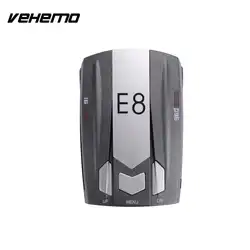 Vehemo e8 360 градусов Full Band Сканирование голосового оповещения Предупреждение автомобильный радар Скорость Управление детектор езды