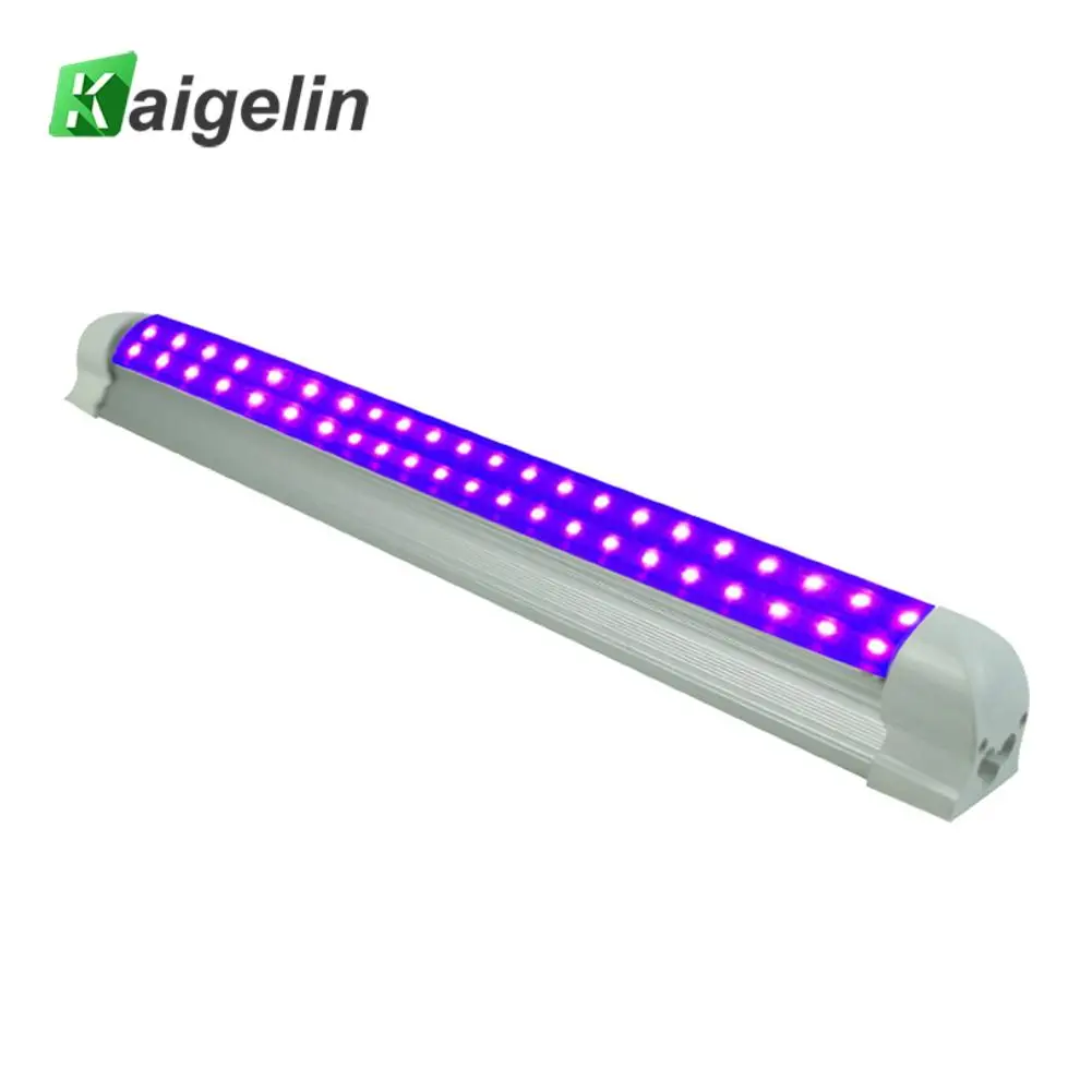 

395NM AC85--260V 8W Germicidal Light UV Disinfection Lamp Double Row 48 LED Lamp Bead Home Aluminum + PC Sterilization Lamp