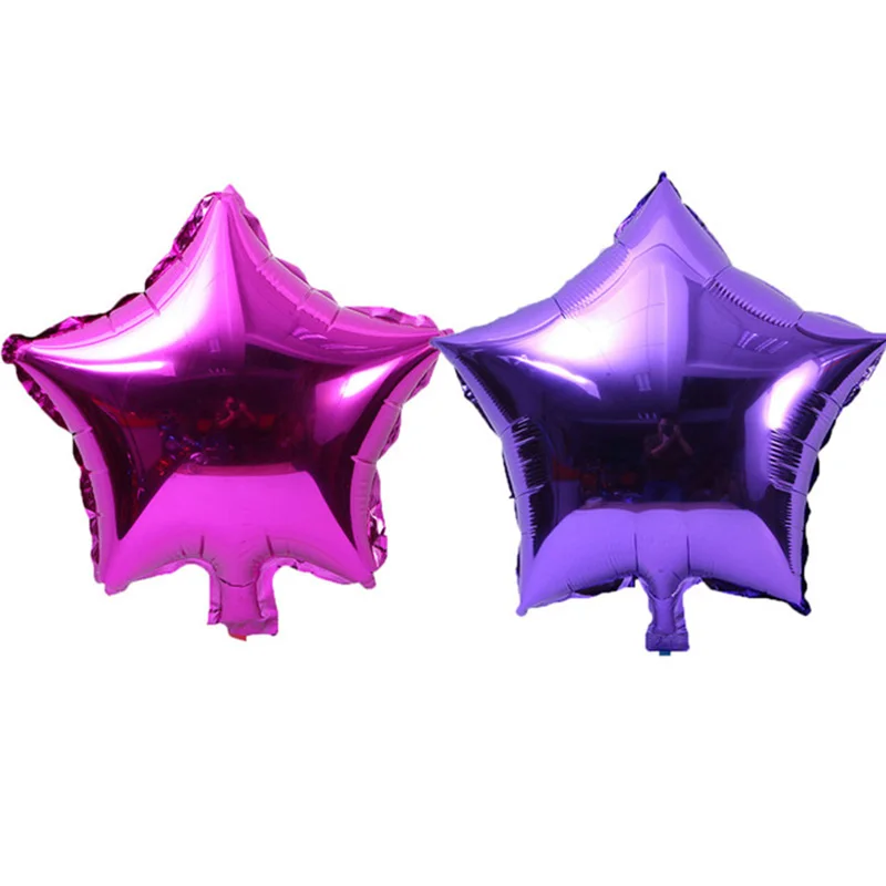 10 шт. 10 дюймов пятиконечная звезда фольги воздушный шар для Бэйби Шауэр Детская день рождения предложение свадебных декоров Детские шары globos