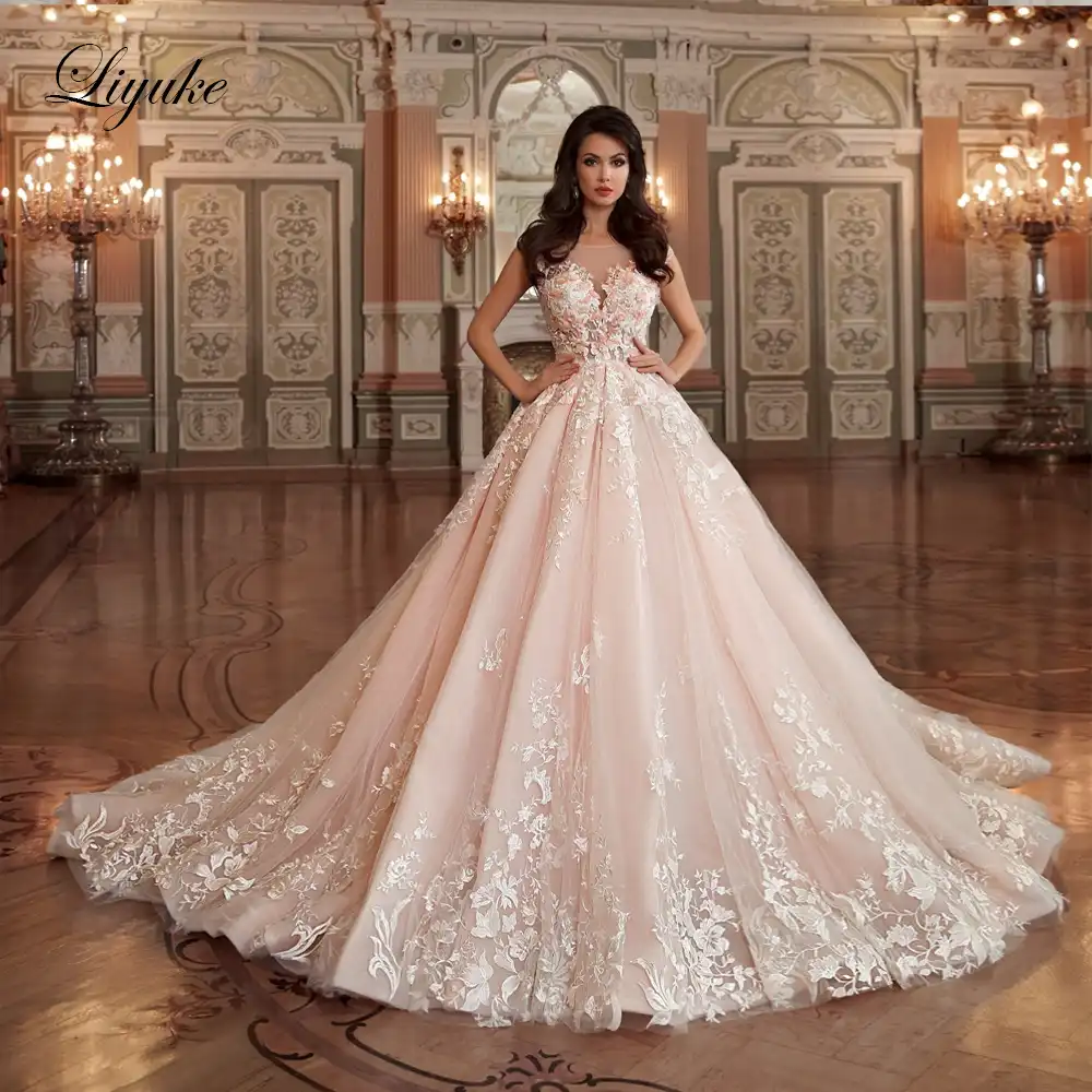 Backless Wedding Gown 