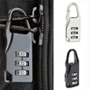 Candado pequeño y elegante de alta calidad para equipaje, cerradura de seguridad con contraseña, combinación de 3 dígitos, accesorios de viaje ► Foto 1/4