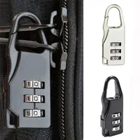 High Quality Small Chic Padlock Practical Suitcase Luggage Security Password Lock 3 Digit Combination Travel Accessories 1