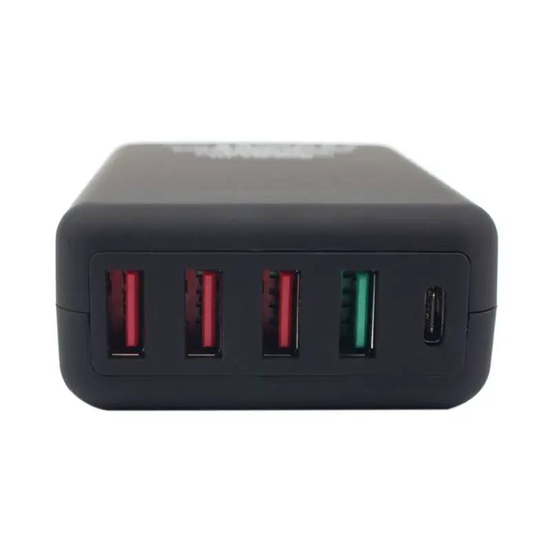 5 портов type-C usb зарядная станция быстрое настенное зарядное устройство концентратор адаптер для iPhone samsung huawei Xiaomi Tablet смартфонов A69B