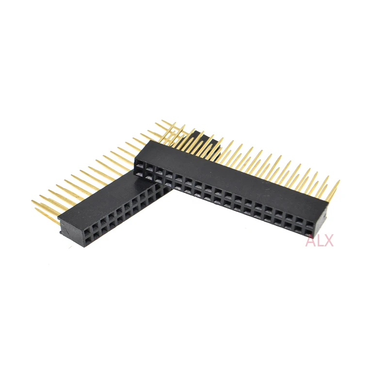 5 шт. 2x18 PIN двойной прямой ряд Женский контактный разъем 2 54 мм Шаг штыря Длиной 11
