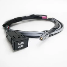 Biurlink USB AUX переключатель разъем AUX USB жгут аудио адаптер 5Pin разъем для Toyota Corolla Rav4 Highlander Land Cruiser Camry