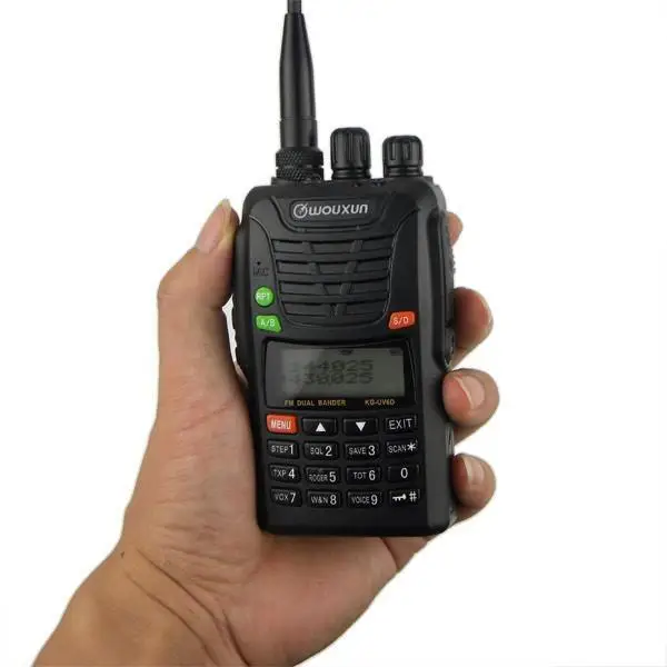 Двухдиапазонная 136 174 МГц и 400 470 профессиональная рация 5 Вт|walkie talkie|wouxun kgwouxun kg-uv6d |