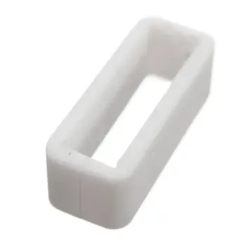 

Practical White Watch Strap Replacement Retaining Hoop Loop Rubber Retainer Clasp Buckle Holder 22mm