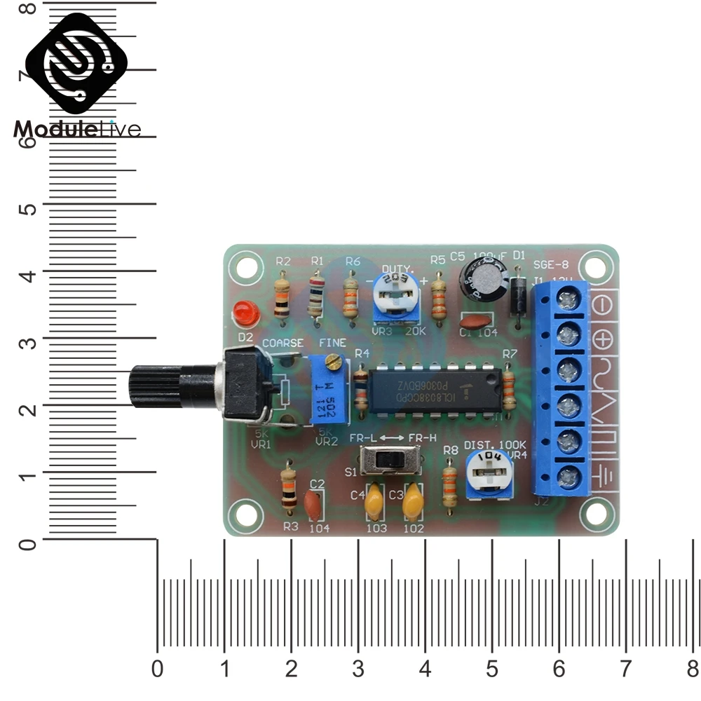 ICL8038 монолитная функция генератор сигналов Модуль синуса квадратный треугольник сварной