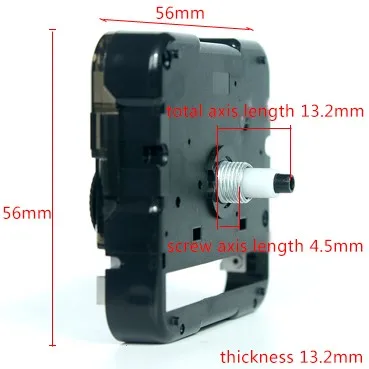 S шаг часовой механизм кварцевый механизм настенных часов центр винт части и стрелки для DIY часы Leap Second 42800N