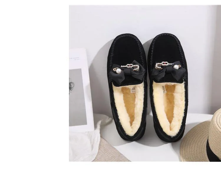 Г., женская обувь на натуральном меху Мокасины, лоферы из мягкой натуральной кожи, женская повседневная обувь для вождения