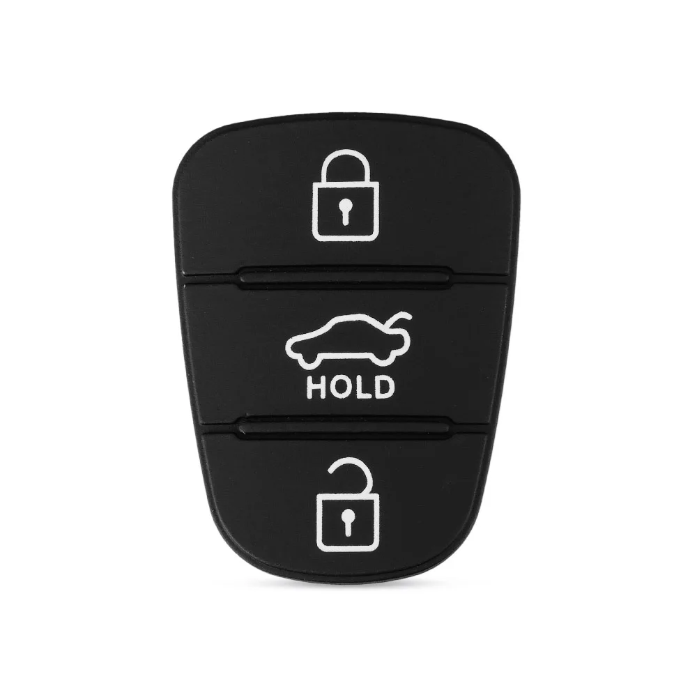 spark plugs KEYYOU 3 Button Remote Key Fob Case Rubber Pad For Hyundai I10 I20 I30 IX35 for Kia K2 K5 Rio Sportage Flip Key msd plug wires