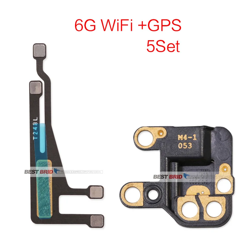 5 шт./лот WiFi сигнальная Антенна гибкий кабель для iPhone 5 5S 5C 6 6S 7 Plus Wi-Fi gps покрытие антенна сетевой сигнал Bluetooth лента - Цвет: For 6G  5set