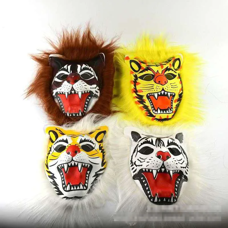 Новинка Хэллоуин маски для вечеринки-маскарада животных Волк костюмная маска косплей для детей взрослому подарок на день рождения Пурим парад