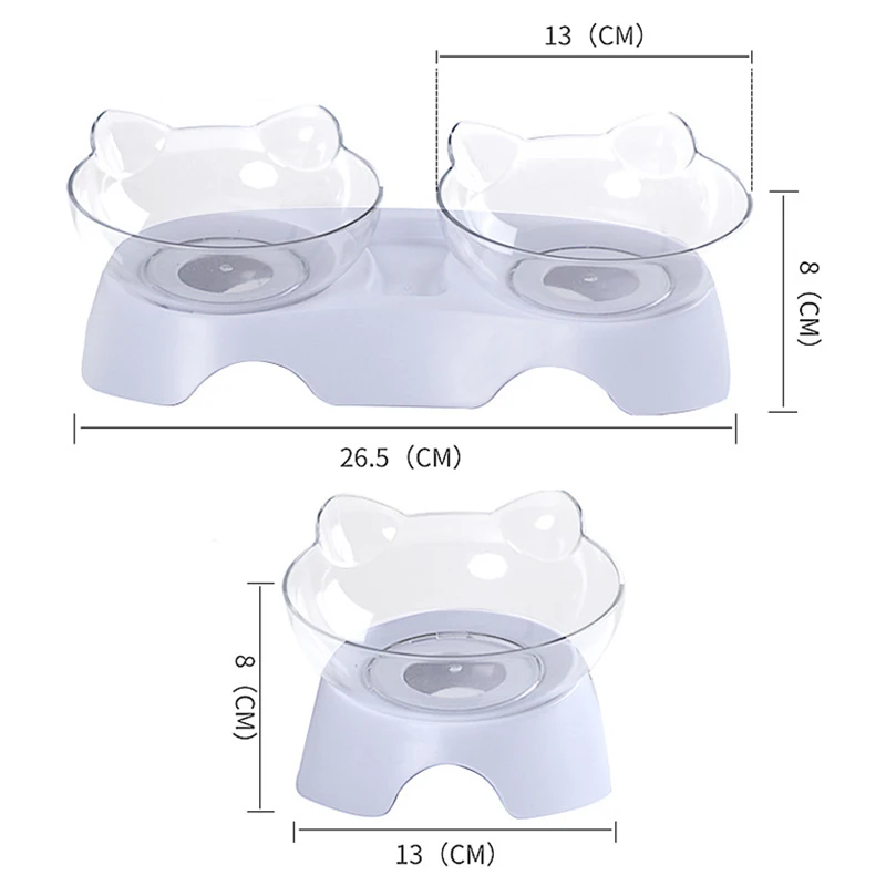 Кормушка для домашних животных, миска кошачья миска двойной наклон кошачья миска защита шейного позвонка кошка пищевая миска для домашних животных миска для кота, собаки принадлежности