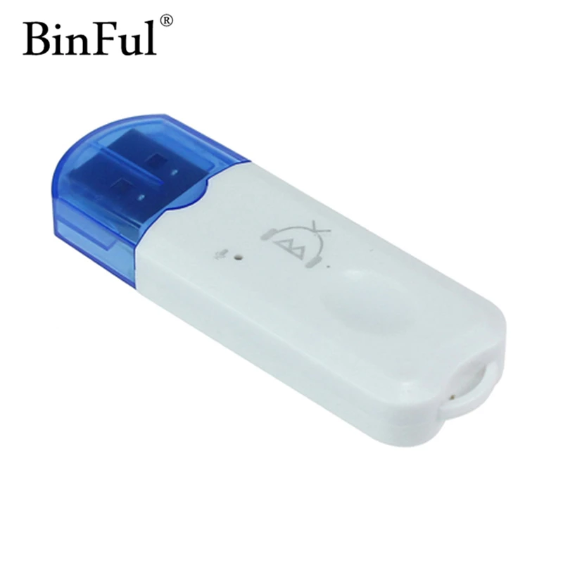 Binful Professional USB Bluetooth стерео аудио Музыка беспроводной приемник адаптер для автомобиля дома динамик Поддержка громкой связи функция