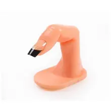 10 шт. модель ручной маникюр Дизайн ногтей тренировочный Дисплей Палец-манекен ногтей упражнения практичные инструменты с ногтями или без ногтей