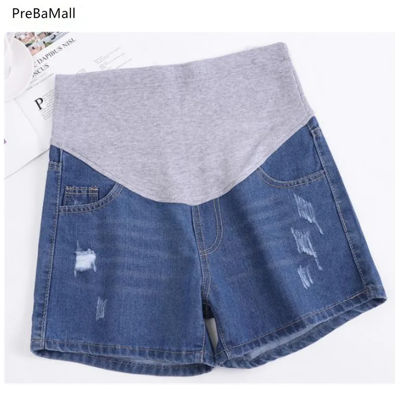 

Maternity Shorts Maternity Jeans Clothes for Pregnant Women Nursing Denim Pants Summer Trouser For Pregnancy Clothing E0036