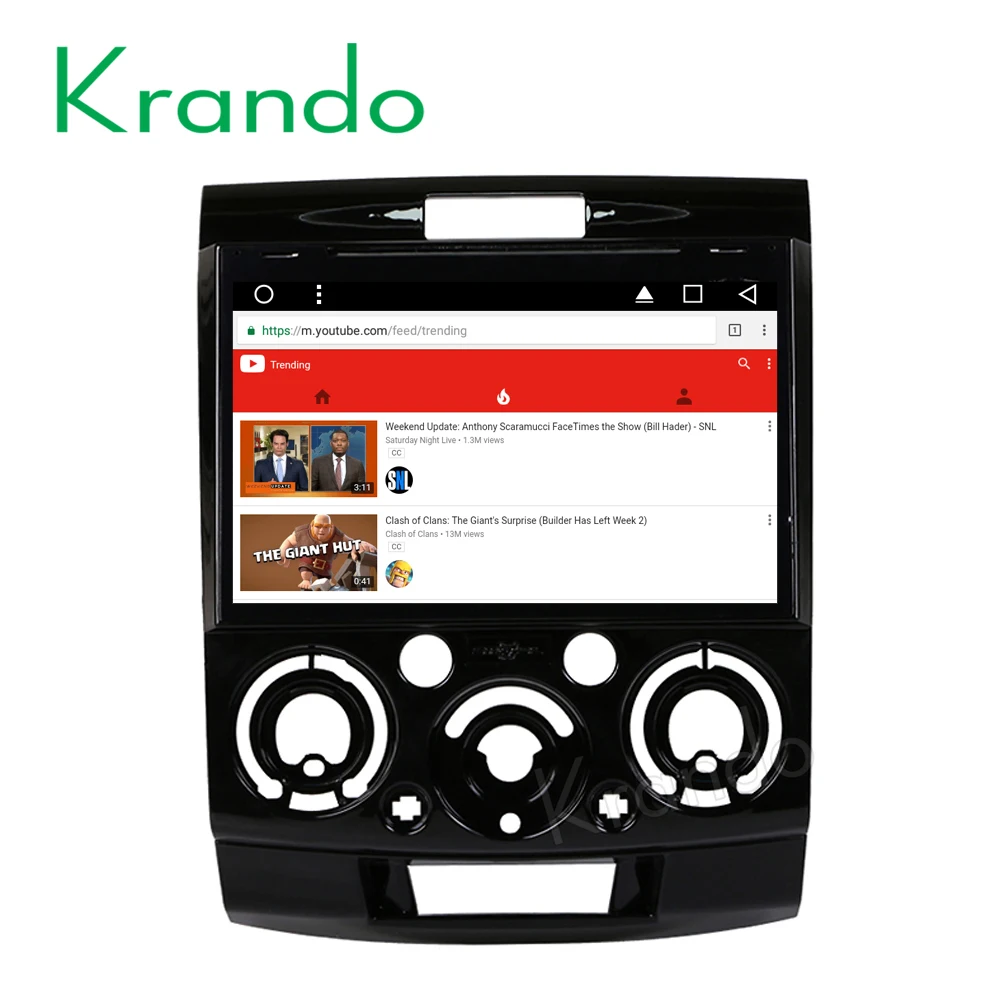 Krando Android 7 1 автомобильный навигатор радио gps для Ford Everest ford Ranger Mazda BT50 BT 50 2006 2011