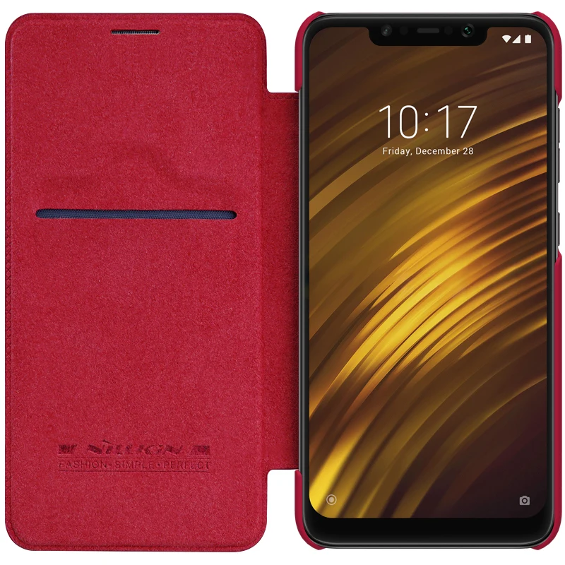 Xiaomi pocophone F1 чехол NILLKIN Стиль Чехол бампер высокого качества Роскошные