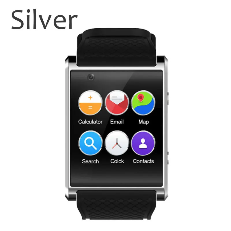  X11 Android 5.1 System Smart Watch MTK6580 ROM4G RAM512 3G Smartwatch with Pedometer Camera 2.0M Wi