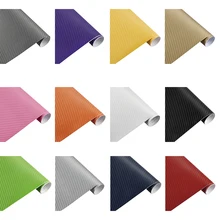 127cm*20cm Carbon Fiber Sticker for Car Body Color Change Film 3D Carbon Fiber Color Change Film Decorative Sticker universal diy pvc carbon fiber decorative car sticker black 30 x 127cm