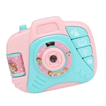 

Children Projection Camera Toy Simulation Camera Toy Kids Cartoon Projection Light Music Toys Early Education Puzzle Supplies