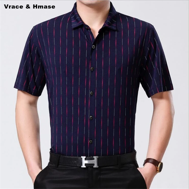 Summer 2018 New Arrival Smart Casual Striped Fashion Short Sleeve Shirt ...