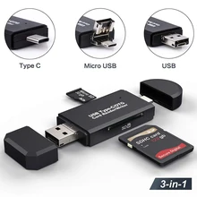 SD Card Reader USB 3.0 OTG Micro USB Type C Card Reader Lector SD Memory Card Reader For Micro SD TF USB Type-C OTG Cardreader цена SD Card Reader USB 3.0 OTG Micro USB Type C Card Reader Lector SD Memory Card Reader For Micro SD TF USB Type-C OTG Cardreader цены онлайн