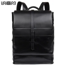 UniCalling мужской кожаный рюкзак из натуральной кожи мужской повседневный рюкзак для путешествий мужской деловой ноутбук компьютер натуральный кожаный рюкзак