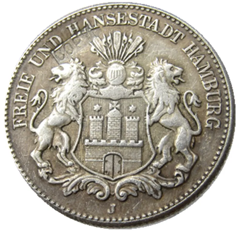 

Germany 2 Mark silver Plated 1898 Silver Plated Copy Coins
