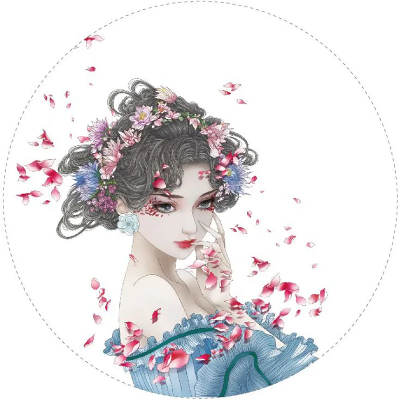 

1 Pcs Flower Fairy DIY Paper Decorative Adhesive Tape Special Ink Washi Tape/Masking Tape Stickers