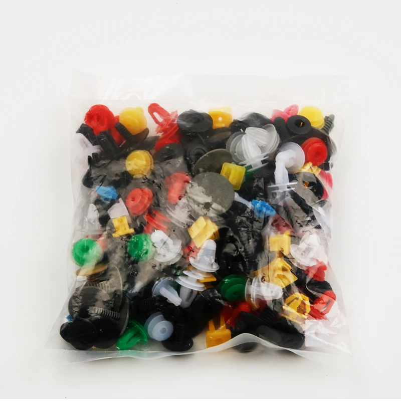 

Car Clips Auto Fastener 200pcs Clip Universal Door Trim Rivet Bumper Plastics Festener Clip Panel Fender Liner Car Accessories