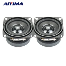 Alto-falante aiyima 2, 2 peças, subwoofer, hifi, Polegada 4ohm, 5w, alcance total, mini woofer, alto-falante de áudio diy