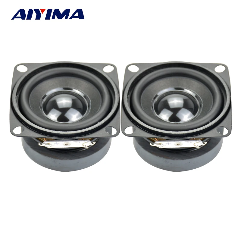 AIYIMA 2 шт. сабвуфер HIFI 2 дюйма 4 Ом 5 Вт полный спектр динамик мини сабвуфер s DIY аудио сабвуфер громкий динамик|subwoofer loudspeaker|inch 4ohm4ohm 5w | АлиЭкспресс