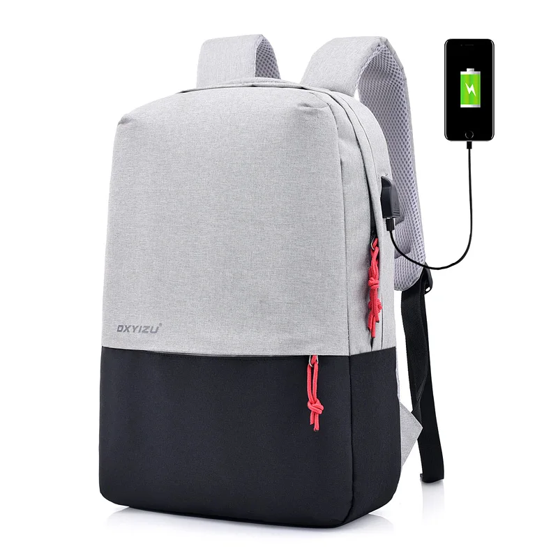 

Men's USB Port Backpacks Bolsa Mochila for Laptop 15 Inch 16 Inch Notebook Computer Bags Men Backpack School Ruc Bags