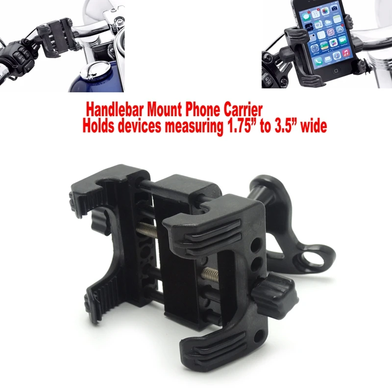 Universal Handlebar Mount Phone Carrier for Harley Sportster Road King
