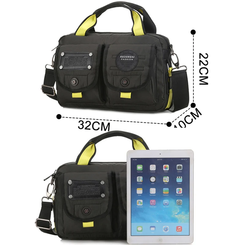 الرجال حقيبة ساعي جودة عالية للماء حقيبة كتف عارضة السفر Crossbody أكياس للذكور حقيبة حزام يد XA81ZC