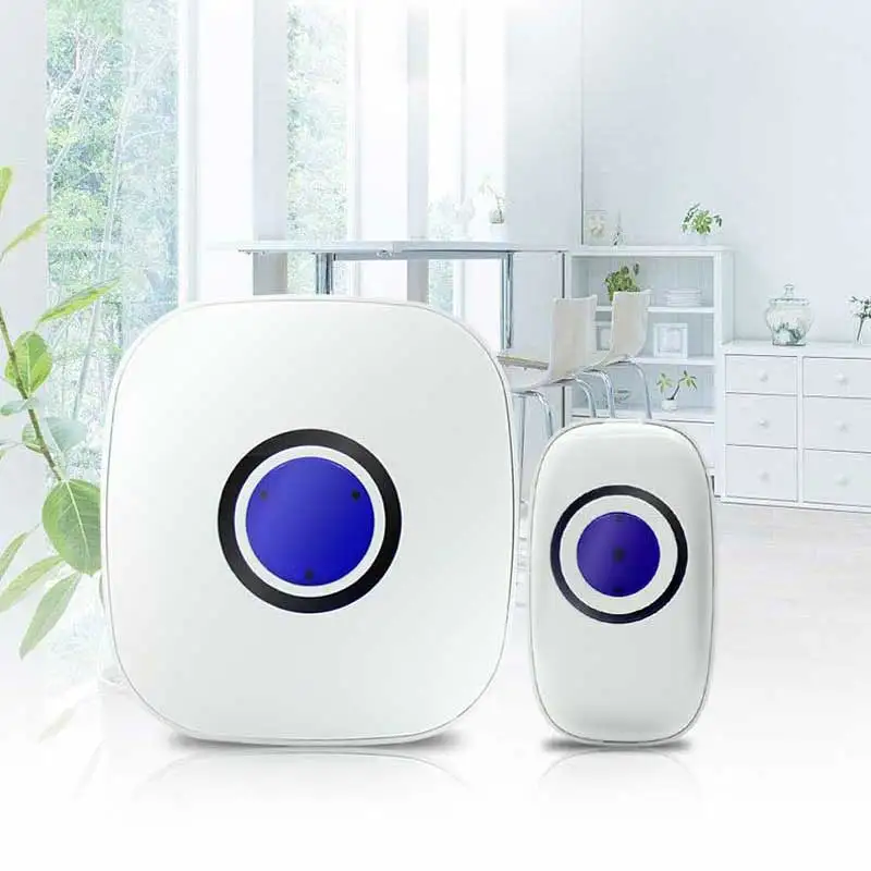

Home Wireless Doorbell 38 Tunes Chimes Digital Remote Control Door Bell LED Receiver Waterproof Intelligent Doorbell