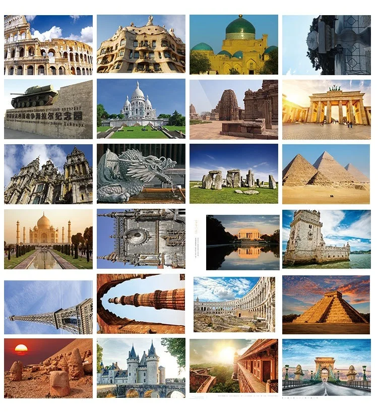 30 Sheets/Set Travel all over the world Postcard/Greeting Card/Message Card/Birthday Letter Envelope Gift Card Two sizes