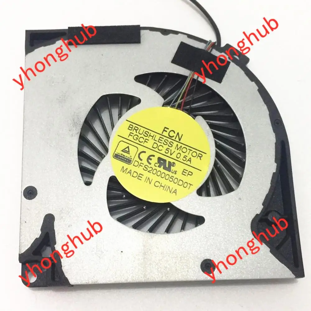 Дтс DFS2000050D0T FGCF DC 5V 0.50A 4-проводной Сервер вентилятор охлаждения ноутбука |