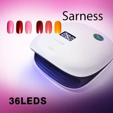 Sarness 48 Вт Светодиодный УФ-лампа для ногтей автоматическое включение и датчик светодиодный s лампа для ногтей профессиональная педикюрная сушилка для маникюра лампа для гель-лака для ногтей