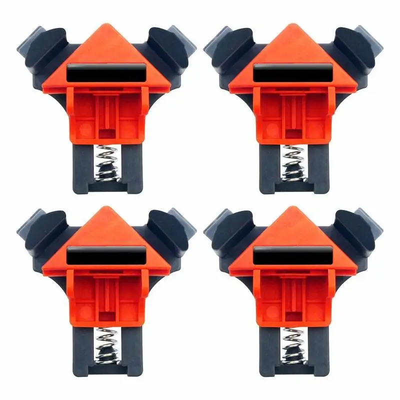 

4pcs Multifunction Woodworking Angle Clamp Right Angle Fixing Clip Woodworking Corner Fixer
