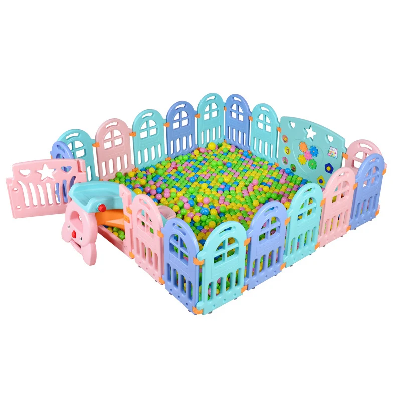 Baby Playpen Fencing For Children Plastic Playpen for Baby Indoor Kids Plastic Fence Play Yard Safety Barriers For Children Baby Playpen Fencing For Children Plastic Playpen for Baby Indoor Kids Plastic Fence Play Yard Safety Barriers For Children