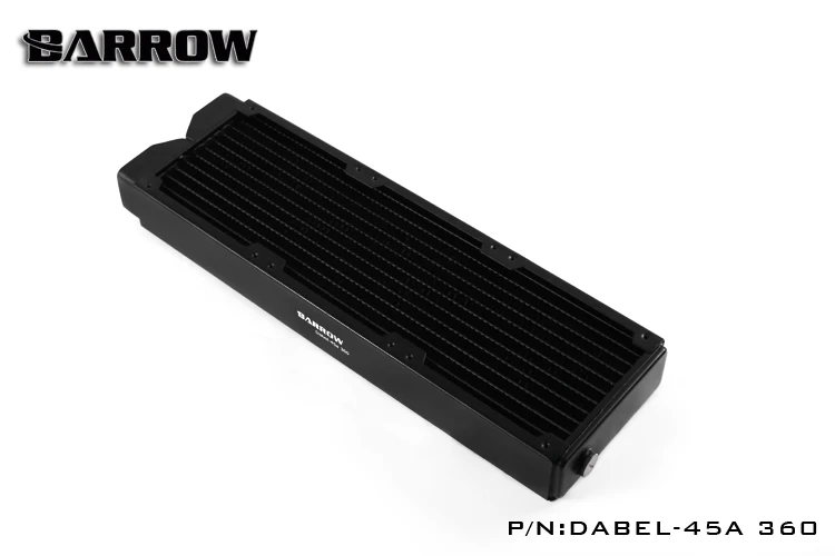 Barrow watercooling copper radiator 360mm Dabel-45a High-density single wave copper 45MM thickness support 12cm fan stock Barrow watercooling copper radiator 360mm Dabel-45a High-density single wave copper 45MM thickness support 12cm fan stock