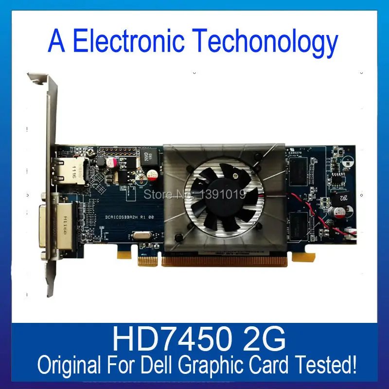 

Original Genuine Graphic Card For DELL HD7450 2GB Display Video Card GPU Replacement Tested Working
