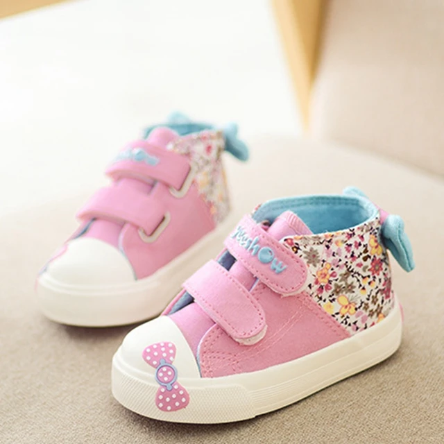 2017 New Spring Girls Shoes Baby Sneakers Size 19 24 Baby Shoes 360