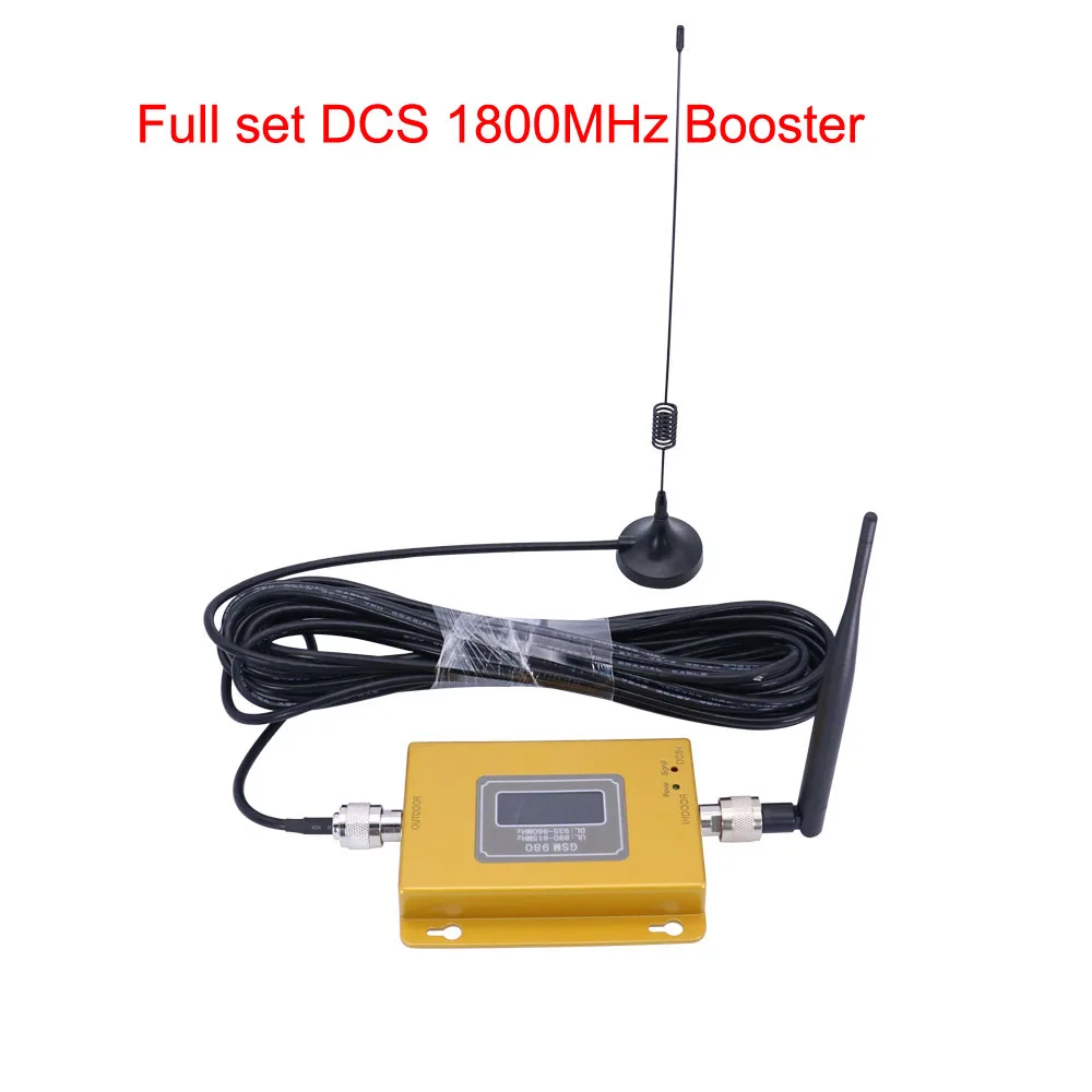 

DCS 1800MHZ GSM 1800 2g 4g LTE Cell Phone Signal Repeater Booster Mobile Phone Signal Amplifier with Indoor Outdoor Antenna